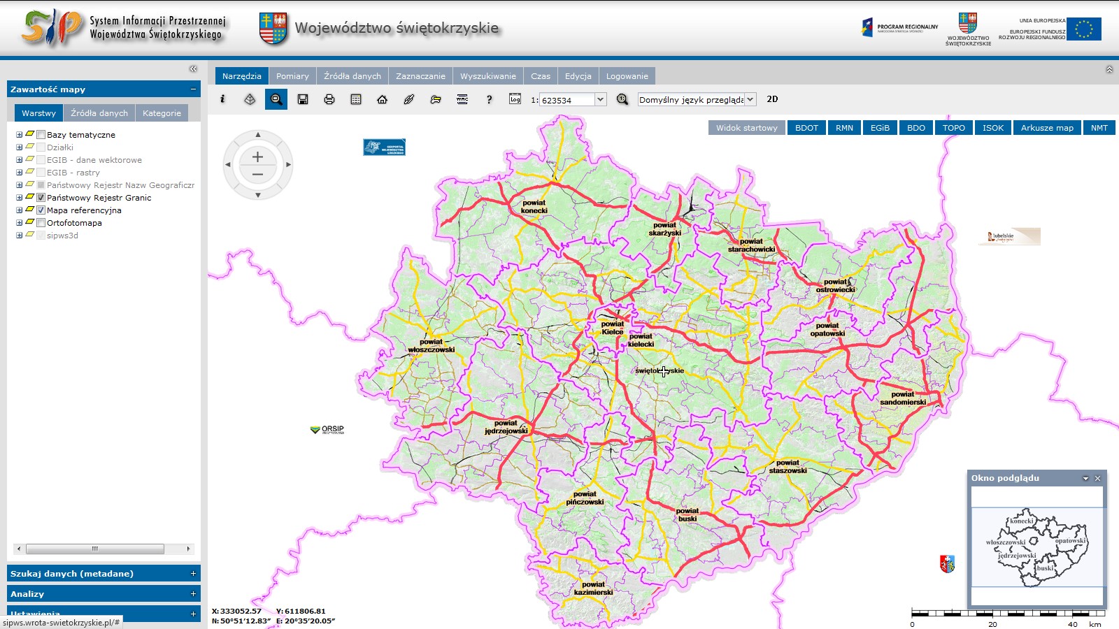 Regionalna Mapa Numeryczna