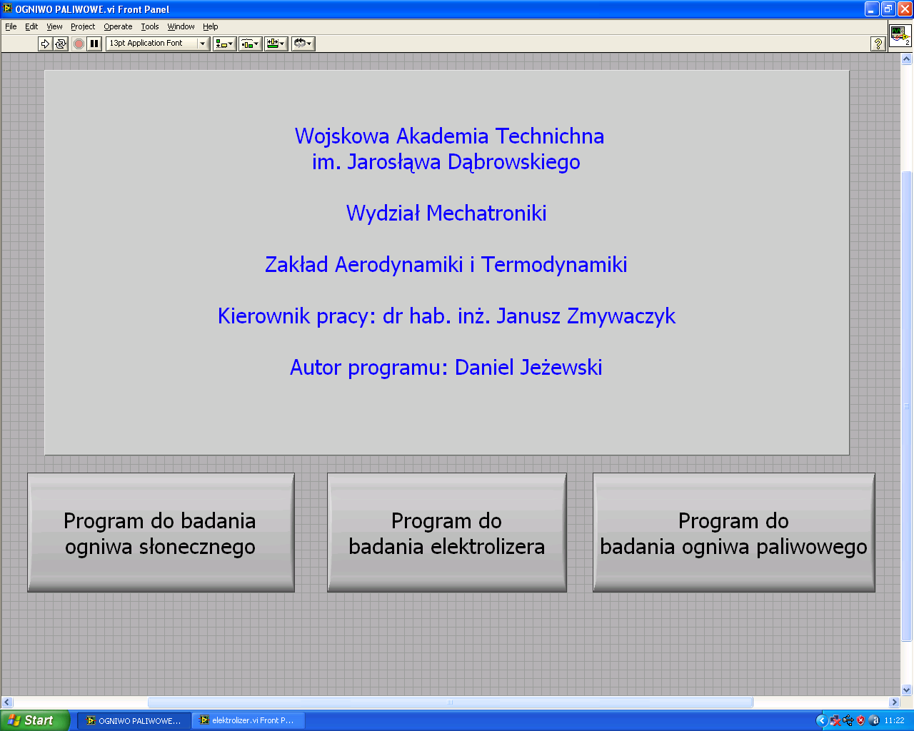 4.1. Przebieg pomiarów Przebieg pomiarów należy rozpocząć od ogniwa fotowoltaicznego, następnie powinien być zbadany elektrolizer oraz na końcu ogniwo paliwowe.