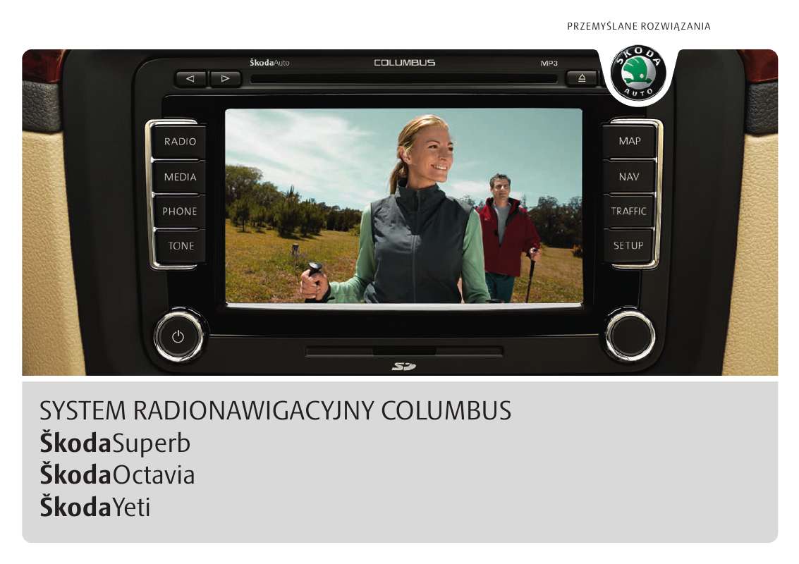 Znajdziesz odpowiedź na wszystkie pytania w instrukcji dla SKODA NAVIGATION SYSTEM COLUMBUS (informacje,