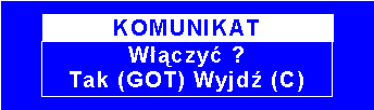 Do trybu konfiguracji funkcji PC można przejść za pomocą klawiszy skrótu. Będąc w menu głównym należy wcisnąć klawisze 4, PLU1, 5, 2. Bluetooth (opcja) Kasa SEMI E.