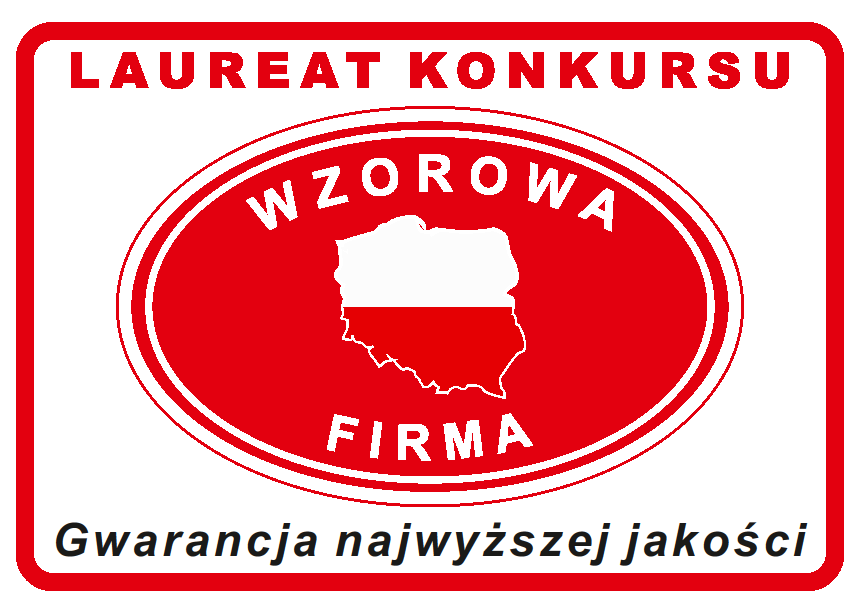 ( 8 pkt. e ) b) Logotypy (Godło Promocyjne) oraz nazwa Wzorowa Firma są znakiem zastrzeżonym i podlegają ochronie prawnej podobnie jak prezentowany poniżej znak Wzorowy Produkt.