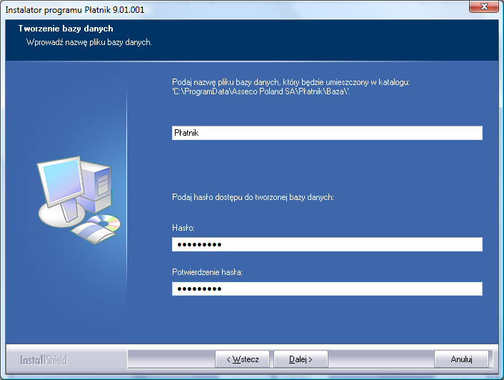 Dopóki program Płatnik jest wykorzystywany do pracy tylko i wyłącznie z jedną bazą danych, podawanie hasła dostępu do bazy danych podczas uruchomienia programu nie będzie wymagane. UWAGA!
