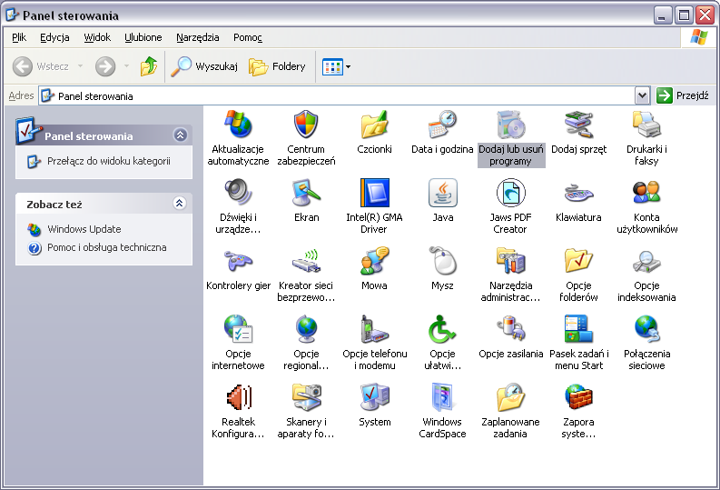 3.3 Usunięcie programu Usunięcie programu PŁATNIK jest realizowane w sposób typowy dla systemu operacyjnego Windows. Aby usunąć program: 1. Wskaż menu Start i kliknij na nim lewym klawiszem myszy. 2.
