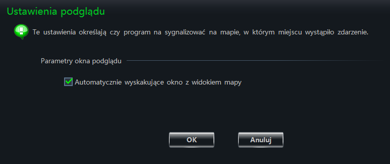 W nowo otwartym oknie określ parametry podglądu.