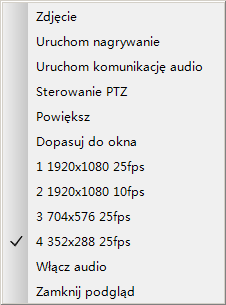 Powiększ Powiększ obraz Dopasuj do okna Dopasuj widok do rozmiaru okna Strumień Wybierz dostępny strumień Włącz/wyłącz audio Włącz/wyłącz dźwięk Zamknij podgląd Zamknij podgląd Naciśnij przycisk Usuń