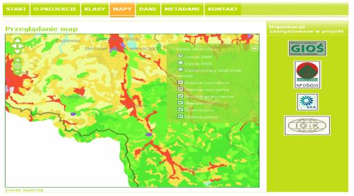 Wyniki projektu CORINE Land Cover 2006 dla roku referencyjnego 2006 w ramach serwisu szybkiej ścieżki GMES - Land Monitoring [2008 r.