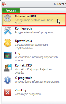 4. Ustawienia programu Opcje mające związek z funkcjonalnością programu dostępne są pod przyciskiem Ustawienia programu.