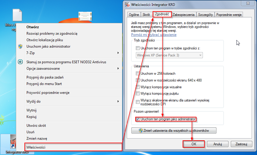 Instrukcja instalacji i konfiguracji 1. Instalacja 1.1. Należy pobrać, rozpakować i uruchomić plik instalacyjny programu IntegratorKRD_Setup.exe 1.2.