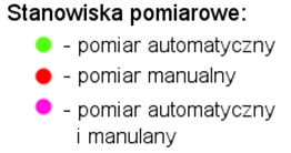 stanowiska w 26 lokalizacjach Stanowiska pomiarowe WIOŚ w Katowicach znajdują się: w 18 stacjach automatycznych, na