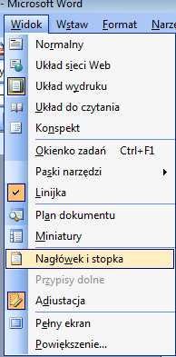 Kilka zasad: Czerwoną strzałką na zrzutach pokazuje w co warto kliknąć lub co zmieniłem oznacza kolejny wybierany element podczas poruszania się po menu Ustawienia strony: Menu PLIK (Rozwinąć żeby