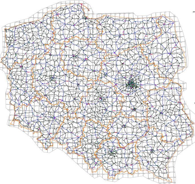 Układ PL-EVRF2007-NH Projektowana podstawowa osnowa