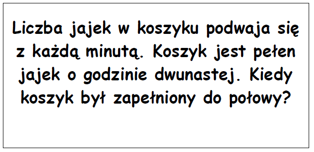 komunikacji miejskiej pojawiły się miniplakaty z krótkimi zadaniami logicznymi, do rozwiązania których wystarczy zdrowy rozsądek.