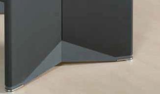 G2 G STÓŁ KONFERENCYJNY 160x90x74 cm - BLAT FOLIA Blat o grubości 50 mm, łączony z dwóch płyt.