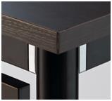 MEBLE PRACOWNICZE B 120x80 BIURKO PROSTE 120x80 cm NOGI OKRĄGŁE Z OSŁONĄ REGULATORA KOSZ NA KOMPUTER KLIPSY DO PROWADZENIA KABLI PIONOWEGO KOSZ DO PROWADZENIA KABLI POZIOMO SZUFLADA NA KLAWIATURĘ