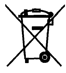 Zgodnie z przepisami ustawy z dnia 29 lipca 2005r o zużytym sprzęcie elektrycznym i elektronicznym zabronione jest umieszczanie łącznie z innymi odpadami zużytego sprzętu oznakowanego symbolem