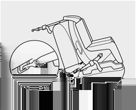 Fotele, elementy bezpieczeństwa 57 Zawsze mocować takie foteliki na tylnym siedzeniu.