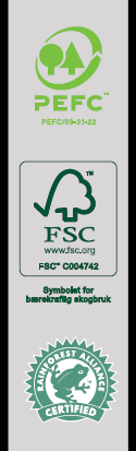 PEFC, FSC i Rainforest Alliance