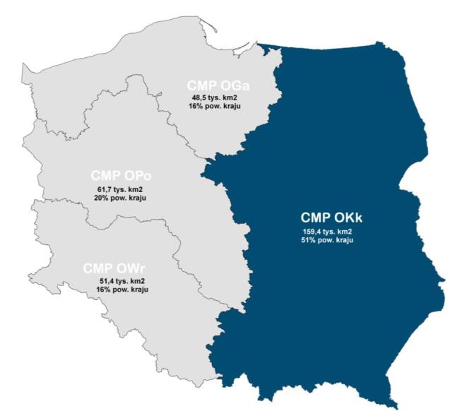 Projekt ISOK Wstępna Ocena Ryzyka Powodziowego - 1368 gmin