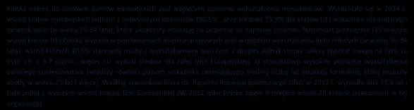 48 KAPITAŁ LUDZKI W POLSCE HUMAN CAPITAL IN POLAND Wykres 14.