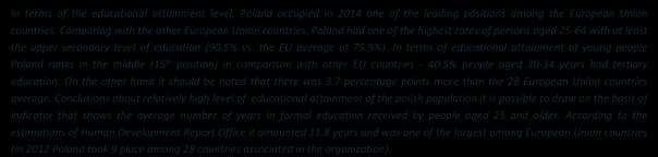 88 KAPITAŁ LUDZKI W POLSCE HUMAN CAPITAL IN POLAND a gradual increase in the number of graduates in the field of health and social welfare was also recorded, accounting for a 1.