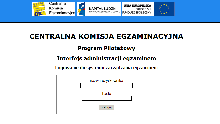 Instrukcja przeprowadzenia pilotażowego egzaminu standaryzacyjnego testy egzaminacyjne, w oparciu o Informatyczny System przeprowadzenia standaryzacji testów 1.