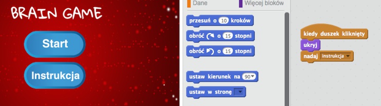 Wyzwanie: Ekran z instrukcją Czy możesz dodać ekran z instrukcją, na którym pokażesz graczowi, jak może grać?