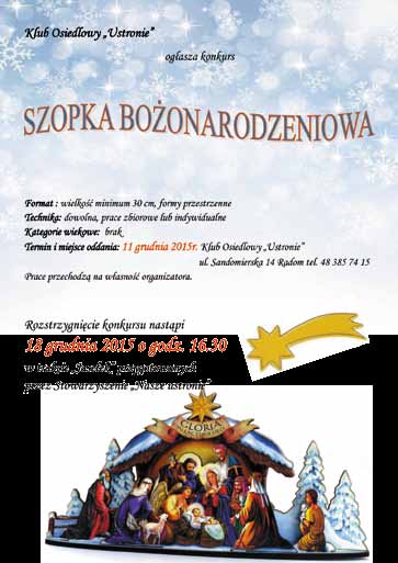 W dniu 4 listopada 2015roku. w Klubie Osiedlowym USTRONIE przy ulicy Sandomierskiej 14 odbyło się spotkanie dla kobiet z cyklu ZADBAJ O SIEBIE.