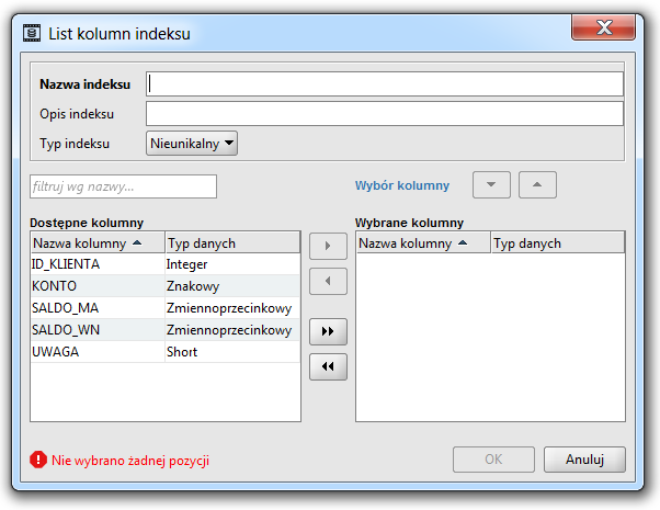 Wyświetli się wówczas ekran jak na przykładowym rysunku 78. Rysunek 78.