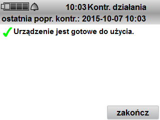 9 Kontrola poprawności działania Ryzyko usterki lub awarii urządzenia wskutek nieprzeprowadzenia prac konserwacyjnych w zalecanym terminie!