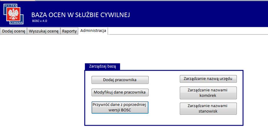 2.1 Instalowanie BOSC po raz pierwszy Po pobraniu spakowanego pliku ze strony internetowej Serwisu Służby Cywilnej należy rozpakować go na stacji roboczej użytkownika, wskazując lokalizację, np.