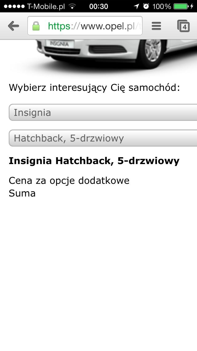 A jak umówić się na jazdę testową w Oplu? Hmmm.