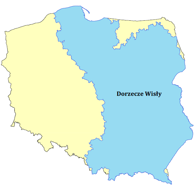 Opis obszaru planowania Przeważająca część obszaru dorzecza Wisły ma charakter nizinny, ze średnim wzniesieniem nad poziom morza 270 m [30]. Centralną jego część stanowi obszar Niziny Mazowieckiej.