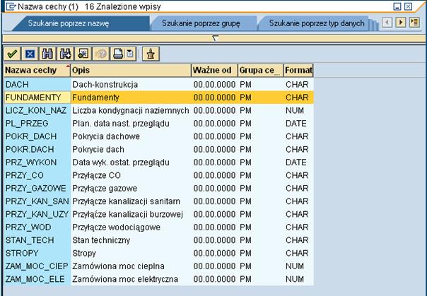 4. Wybieramy cechę z listy