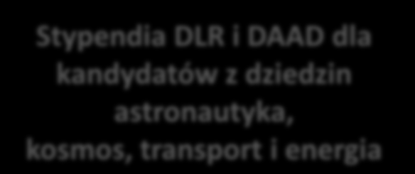 3.3 Stypendia dla doktorantów Stypendia na pobyty badawcze w Niemczech dla doktorantów Stypendia na pobyty badawcze w Niemczech dla doktorantów