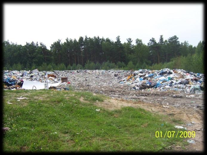 SKŁADOWISKO ODPADÓW W BUCZYNACH, GMINA TRZEBIEL Dane techniczne Ilość kwater składowych 1 Pojemność całkowita - 100 000 m 3