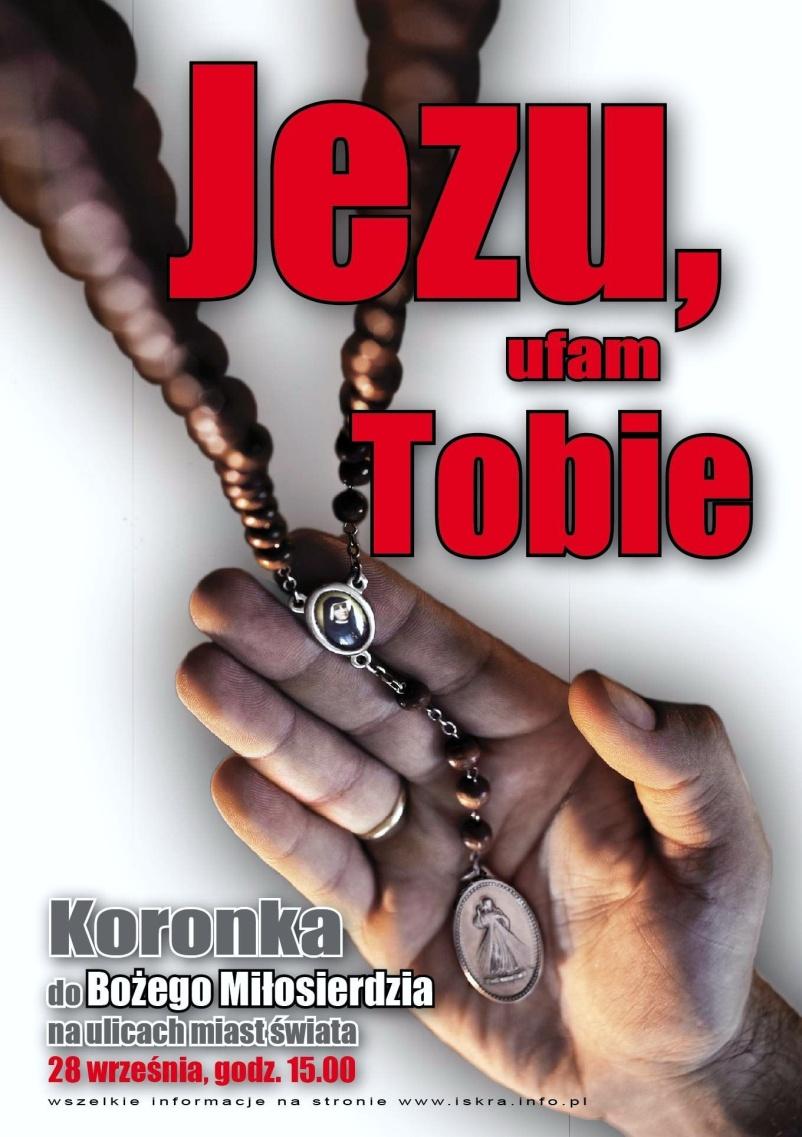 28 września 2011 w TP Koronka do Bożego Miłosierdzia na ulicach miast świata" to 10 minut szczególnego wołania, zapraszania Boga do przestrzeni naszego życia.