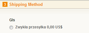 Po zapisaniu reguła pojawi się na liście: A także na liście wyboru w czasie kupna produktu: Uwaga: aby opcja