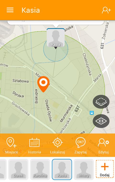 b. Aplikacja mobilna 1. Pobierz aplikację Gdzie Jest Dziecko, np. ze strony www.