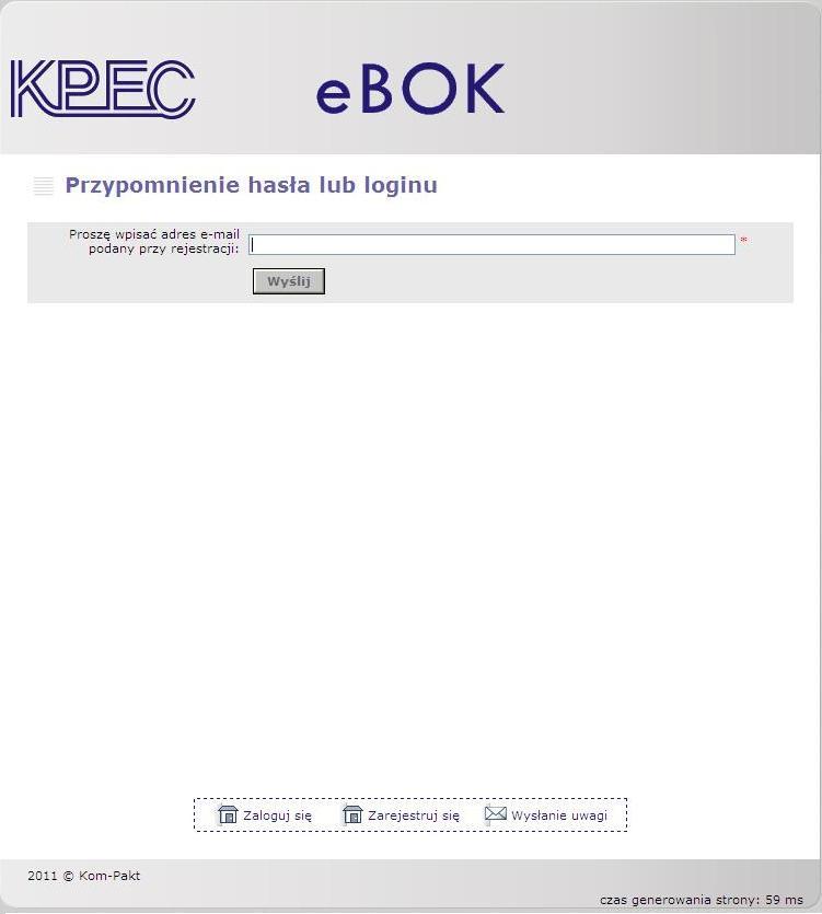 Zapomniałem hasło lub login Wejdź na stronę https://ekpec.bydgoszcz.