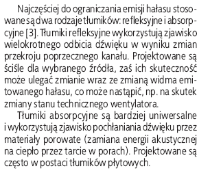 AKUSTYKA - INFORMACJE OGÓLNE ELEMENTY TŁUMIENIA