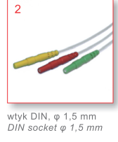 27 Zwracamy się z prośbą o podanie zakończenia kabelka po stronie aparatu: Banan fi 4mm, gniazdo fi 4mm DIN fi 1,5mm Odp. Zakończenie kabelka po stronie aparatu TOUCH PROOF 1,3mm. Pytanie 11.