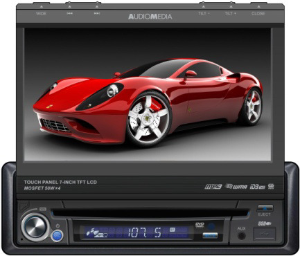 RADIOOODTWARZACZE AMR112 Radioodtwarzacz SD/USB; MP3/WMA Niebieskie podświetlenie przycisków oraz wyświetlacza Pokrętło regulacji głośności Wzmacniacz 4 x 25W Tuner UKF Pamięć 18 stacji FM Przednie