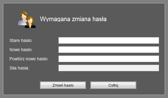 W tym momencie do użytkownika zostaje wysłany e-mail z nowym hasłem (jest to hasło jednorazowe). Po jego otrzymaniu użytkownik ponawia próbę logowania wprowadzając hasło podane w e-mailu.