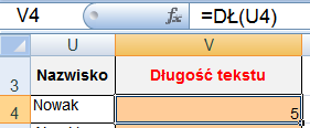 S t r o n a 8 Przykład 5. Zmiana sposobu formatowania za pomocą funkcji Z.WIELKIEJ.LITERY Zastosowanie funkcji Z.WIELKIEJ.LITERY przydaje się do zamiany nazw własnych, imion i nazwisk, które zostały wpisane w pośpiechu i z małej litery.