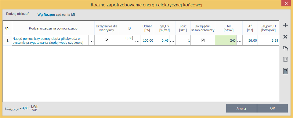 Certyfikat 1 Bufor w systemie chłodniczym o parametrach 6/12 ºC na zewnątrz osłony termicznej budynku 0,93-0,97 2 Bufor w systemie chłodniczym o parametrach 6/12 ºC wewnątrz osłony termicznej budynku