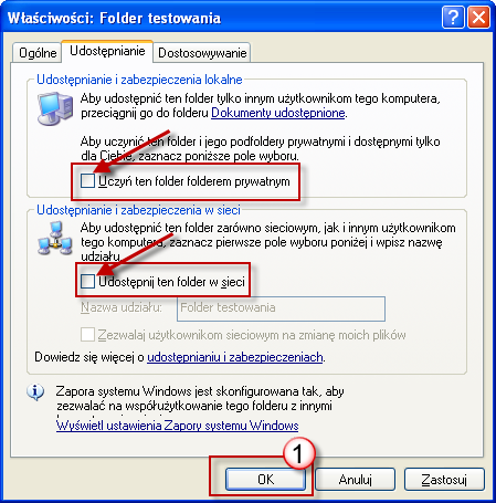 Lokalne uprawnienia systemu NTFS: Właściciel: Pełna kontrola Administratorzy: Pełna kontrola System: Pełna kontrola Sieciowe uprawnienia udziału: Nieudostępnione Poziom 3: Pliki dostępne dla