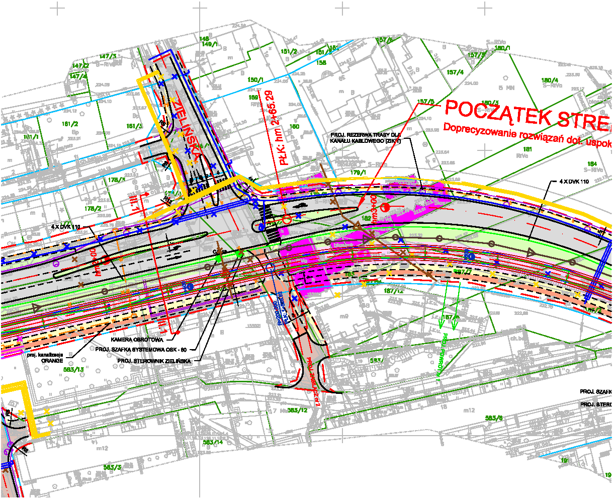 Zatoki autobusowe zgodnie z uwagami ZIKIT należy również wynieść 6cm w stosunku do przyległych nawierzchni przeznaczonych do poruszania pojazdów.