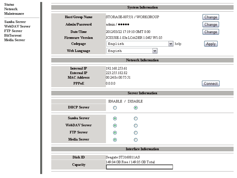 Po wykryciu urządzenia w sieci, kliknij na przycisk connect.