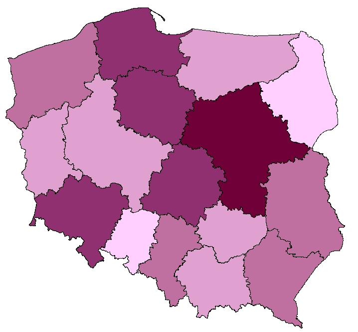 Aparatura medyczna na 100 000 mieszkańców Wskaźnik dotyczy wybranego rodzaju aparatury medycznej (gammakamera, litotrypter, rezonans magnetyczny, urządzenie angiograficzne, tomograf komputerowy,
