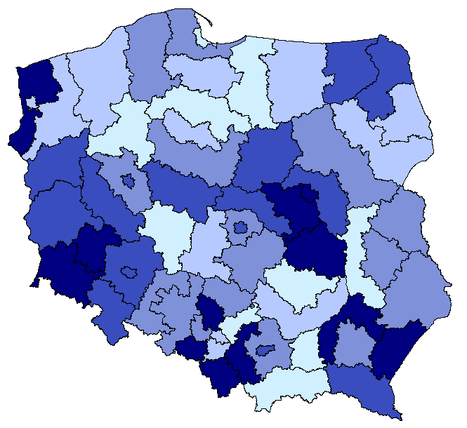 Średni pobyt pacjenta leczonego w trybie stacjonarnym w zakładach długoterminowej opieki zdrowotnej [dzień] Wskaźnik dotyczy średniej liczby dni pobytu pacjenta leczonego w trybie stacjonarnym w